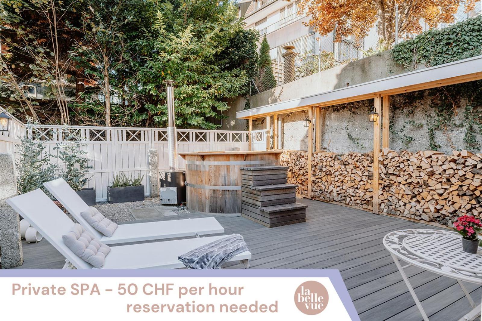 La Belle Vue Boutique Hotel & Cafe Spiez Exterior photo